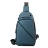 2024 Nuevo Estilo Coreano Gran Capacidad Bolso de Pecho para Hombre Nylon Impermeable Bolso Cruzado de Hombro Mochila de Pecho de Moda Tendencia