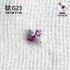 Brincos de Pino para Hélice de Titânio F136 em Formato de Flor, Joias de Piercing de Reposição, Acessórios, Processamento de Atacado