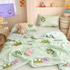 Frijoles de Hielo Frescos de Verano Colcha de Verano Ligera Transpirable Seda de Hielo Dormitorio Colcha de Verano Aire Acondicionado Colcha Delgada Colcha Doble de Verano