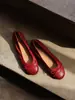Versão favorita pessoal de pele de ovelha de sapatos femininos de salto baixo que aumentam a altura, super macios e com bico redondo, modernos e versáteis com detalhe de laço, sapatilhas