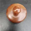 Pente Compacto de Madeira com Almofada de Ar para Massagem no Couro Cabeludo, Pente de Almofada de Ar com Dentes de Sândalo Dourado, Pente Compacto de Madeira Portátil