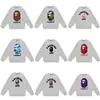 Sudadera camuflaje de moda transfronteriza para hombre, otoño e invierno, manga larga, estampado de letras, holgada, cuello redondo, jersey, sudadera casual