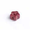 Acessórios de Cinábrio flor lótus de neve rosa contas espalhadas gota pequena cordão trançado à mão DIY material para pulseira