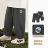 Ropa infantil Kaka Panda, pantalones de algodón puro para niños, pantalones tejidos para niños, ropa de otoño, pantalones largos de otoño para niñas, pantalones casuales para bebé