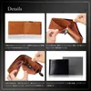 Amazon Japón Transfronterizo Cartera Vintage de Cuero Sintético de Cadera de Caballo Hecha a Mano Tela para Dinero Cartera Corta Simple para Hombre Personalización