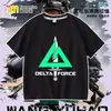 Delta Juego Acción Weilong Periférico Ropa Camiseta de Manga Corta para Niños Verano Unisex Camiseta Básica para Estudiante Top 9