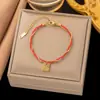 Pulseras Ol de Lujo Ligero, Gama Alta, Versátiles y de Moda, para Damas de Nicho, Diversas Pulseras Exquisitas, Juegos de Joyería, Joyería para Manos al por Mayor