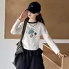 Conjunto de Sudadera de Moda para Niñas para Primavera y Otoño con Leggings, Pantalones Anchos Casuales Estilo Coreano para Niñas Mayores, Conjunto de Otoño para Niños