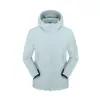 Chaqueta Soft Shell de Velcro para Hombre y Mujer con Capucha, Cortavientos, Repelente al Agua, Forro Polar, Abrigo para Montañismo al Aire Libre, En Stock, Venta al por Mayor