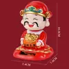Novos Ornamentos Solares Estilo Chinês para Atrair Fortuna para Casa e Carro, Fofos Presentes de Reunião Anual Decoração Atacado