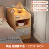 Mesa de Cabeceira Pequeno Rack de Armazenamento Armário de Armazenamento para Quarto de Casa Armário de Armazenamento Integrado na Mesa de Cabeceira Quarto de Aluguel com Espaço Ultra Estreito