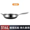 Sartén Antiadherente de Acero Inoxidable 316 de Doble Cara con Diseño de Panal Regalo al por Mayor Sartén para Cocinar en Casa Sartén Antiadherente