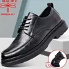 Sapatos masculinos marca Dragonfly novos sapatos de couro genuíno com sola macia, respiráveis, versáteis, estilosos para uso formal, sapatos casuais de couro de alta qualidade para homens