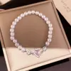 Pulsera de Perlas Irregulares Ajustables Estilo Francés, Diseño de Nicho, Pulsera Versátil, Lujo Ligero, Sensación de Alta Gama, Joyería al por Mayor