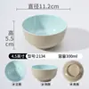 Tazones pequeños de melamina, diseño bicolor, adecuados para comedores, restaurantes de comida rápida, tazones de arroz, uso comercial en restaurantes, tazones para salsas y cafeterías de desayuno, también ideales para servir sopa y gachas