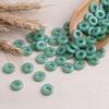 Diy Lanyard Acessórios Ping An Buckle Gourd Gourd Glass Beads Verde Branco Jade Cor Tecido Material Gourd Ring Beads
