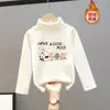 Camiseta Interior de Terciopelo Transfronteriza para Niños y Niñas Otoño e Invierno Engrosada Cálida Todas las Combinaciones Top Primavera y Otoño Nueva Ropa Infantil de Manga Larga