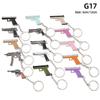 Pingente Mini 1911 Liga GLOCK Modelo P92 G17 Chaveiro Revólver Sand Eagle 5cm