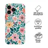 Capa de Celular Filme Florido Pequeno Maçã Rosa Quente Margarida Folha Verde Retro Estilo Floresta Cobertura Total Capa Dura iPhone15pro
