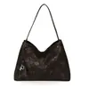 Bolsa Feminina Yue Zi Estampa de Leopardo Bolsa de Moda 2026 Nova Outono/Inverno Retrô Bolsa de Ombro Único Bolsa Tote de Grande Capacidade para o Dia a Dia
