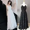 Vestido de Noche Pequeño 2026 para Mujer, Blanco, Elegante, de Hada, Adecuado para Banquetes, Fiestas de Cumpleaños, Ser Anfitrión y Uso Diario, Vestido Largo
