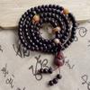 Atacado Pulseiras de Contas Redondas Bodhi de Dopamina, Contas Bodhi Oleosas e Brilhantes, Pulseiras Esculpidas na Raiz para Homens e Mulheres, Contas Budistas, Contas Redondas Bodhi