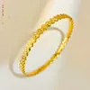 Pulsera con forma de corazón de hielo picado, latón bañado en oro, exquisita pulsera de lujo para mujer en color oro arena, deslumbrante y versátil, perfecta como regalo