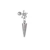 Pendientes Minimalistas de Acero Inoxidable Transfronterizos, Elegantes y Chic, Pequeños y Versátiles, Pendientes de Estilo Genial con un Toque de Lujo para Mujer