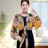 Ropa Versátil de Seda Helada para Protección Solar de Verano, Cárdigan de Cola de Fénix con Perlas, Chal Delgado, Chaqueta Holgada de Moda Floral Elegante para Mujer
