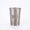 Taza de Cerveza de Acero Inoxidable 304 de Amazon, Vaso para Bebidas Frías, Taza de Borde Enrollado de una Sola Capa, Taza Simple y Conveniente, Copa de Vino, Fácil de Llevar