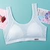 Colete de malha de verão novo para alunos do ensino médio e meninas Roupa íntima esportiva de desenvolvimento leve respirável sem traços Sutiã para meninas