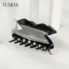 Wjia Pinza de Ácido Acético de Alta Textura Francesa Pinza de Tiburón Pinza para el Pelo de Alto Grado Pinza para el Pelo de la Parte Posterior de la Cabeza Pinza para el Cabello