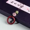 Cordón para Teléfono Móvil de Sándalo Verde y Palo de Rosa Llavero Creativo Hebilla de Anillo Colgante para Funda de Teléfono Móvil Estilo Antiguo Regalo para Parejas Hombres y Mujeres