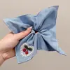 Nuevo pañuelo cuadrado versátil scrunchie para verano, adecuado para coletas bajas de uso diario, accesorio para el cabello de alta elasticidad