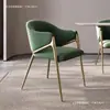 Silla de Comedor para Uso Doméstico, Silla de Lujo Ligero de Gama Alta, Sillón de Ocio de Lana de Cordero, Silla Sofá, Silla de Comedor, Silla para Invitados de Manicura