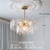 Lustre de luxo de luz simples Nordic Sala de estar Sala de jantar Quarto Lâmpadas de cristal Iluminação Lâmpadas moleculares Quarto atmosférico Novas lâmpadas