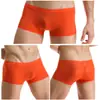 Fabricantes Cuecas Boxers Masculinas Calcinhas Apertadas Seda Gelada Ultrafinas Verão Transparentes Confortáveis Respiráveis Transfronteiriços Tendência Shorts Esportivos
