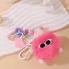 Cosas Bonitas y Feas Llavero Colgante Cochecito Bola de Carbón Pequeña Colgador DIY Elfo de Dibujos Animados Colgante de Felpa Accesorios para Bolsos