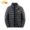 Comercio Exterior Transfronterizo se Especializa en Abrigos Ligeros de Algodón Talla Europea para Hombre en Invierno, con Forro de Felpa para Jóvenes, Engrosados y Cálidos, Chaquetas de Estilo Coreano Modernas