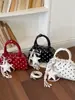 Bolso de Mano de Moda con Estampado de Lunares de Nicho Transfronterizo 2026 Verano Nuevo Bolso de Hombro de Moda Bolso Cruzado Elegante para Mujer