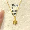 Popular Collar de Copo de Nieve para Árbol de Navidad de Xiaohongshu para Mujer Otoño e Invierno 2024 Cadena Clavicular Pequeña de Destello Antiguo
