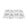 Fabricante en stock Molde de San Valentín Molde de silicona de amor retorcido de 8 piezas Molde de doble corazón para pastel, mousse, molde de chocolate