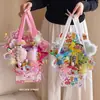 Bolsa de Mano Caja de Bocadillos para el Día del Niño, Caja de Arreglo Floral de Caricatura Feliz Día del Niño, Hecho a Mano DIY Creativo al por Mayor