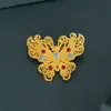 Broche de borboleta de seda corsage feminino de alta qualidade esmalte antigo de luxo temperamento pino de alta qualidade acessórios antigos presente