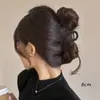 Grampo de Cabelo Elegante de Acrílico Formato Tubarão Grande Pegador para Mulheres com Acessórios de Cabelo de Luxo Adequado para Volume de Cabelo na Parte de Trás da Cabeça