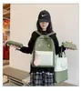 Mochila Fashion para Alunos do Ensino Fundamental e Superior 2025 Nova Grande Capacidade Estilo Coreano Tendência Mochila Escolar para Estudantes Mochila Diária