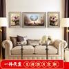 Entrega de uma peça 5d Pintura de diamante completo diamante sala de estar alce flor tripla pintura estilo europeu ponto diamante bordado quarto comércio exterior