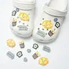 Buraco sapatos acessórios de alta qualidade ervilhas sapatos sapatos flor decorativo fivela diy acessórios jóias chinelos fivela removível sapato fivela