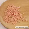 Série Rosa Canela Contas de Vidro Mistas para Arroz Estilo Creme Contas Soltas Porosas Pulseira Brincos Acessórios de Joias DIY