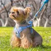 Suprimentos para Animais de Estimação Transfronteiriços: Coleira tipo colete para animais de estimação, Peitoral respirável e ajustável para gatos e cães, Guia para passear com cães
